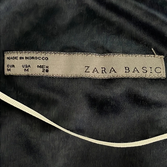 Zara Basic 100% Silk Bubble Hem Sleeveless Floral Dress - NEW - Size Medium - Picture 4 of 10